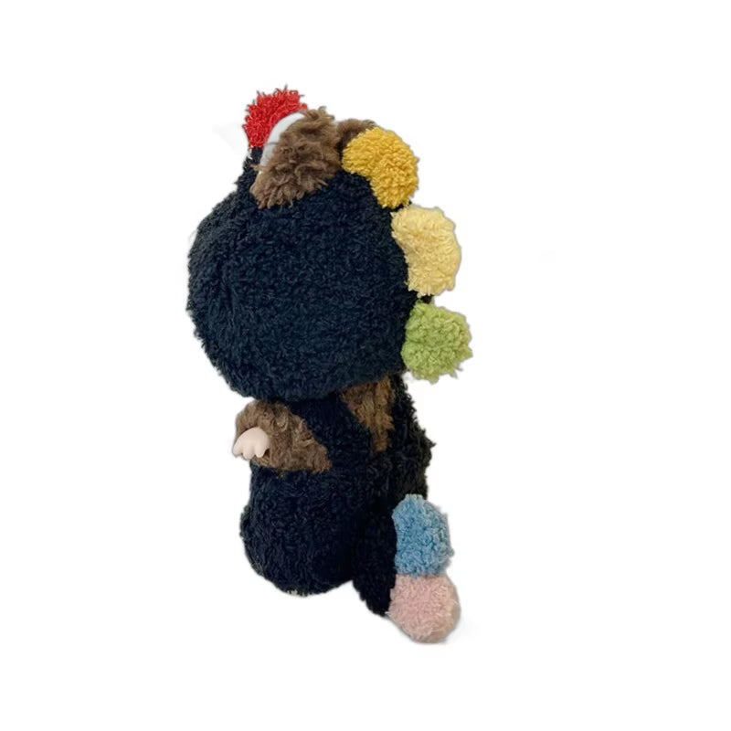 17Cm Black Dinosaurs Labubu Doll Clothes Hoodies Doll Accessories Cool Colorful Korea Kpop Exo Labubu Outfit Kawaii DIY Gift