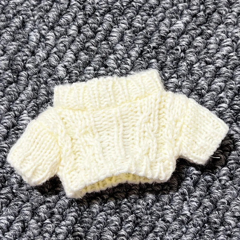 17Cm Labubu Clothes V1 V2 Labubu Generation Labubu Sitting Party Clothes Pendant Doll Labubu Doll Clothes Sweater Scarf Cute