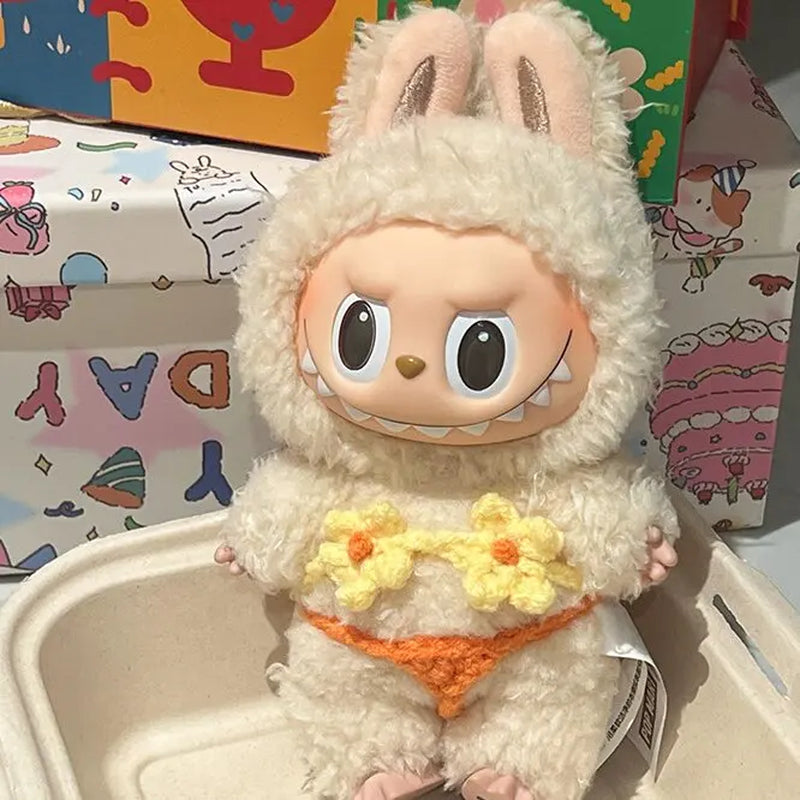 For Labubu 3.0 Big into Energy Series Swimsuit Labubu Sexy Bikini Set Labubu Clothing